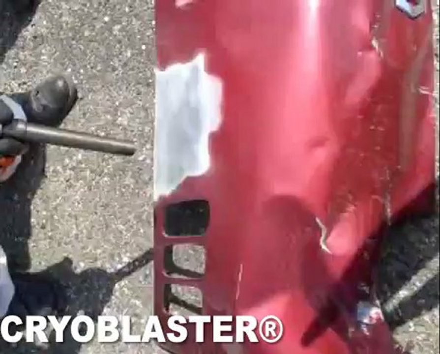 Sablage, décapage carrosserie par gommage cryogénique !