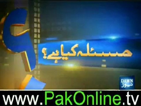 Masla Kia Hai on Dawn News – 16th June 2012_2