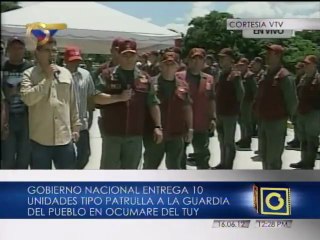 Vicepresidente Jaua entregó 10 unidades al Dibise en Valles del Tuy