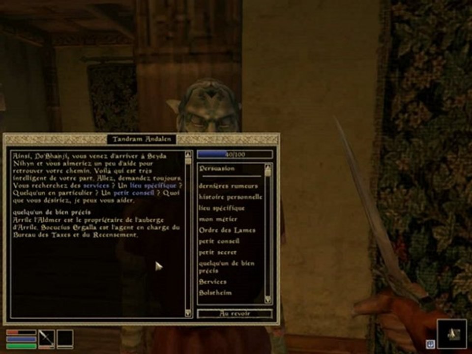 Playthrough The Elder Scrolls Morrowind (03): Le voleur guette sa proie