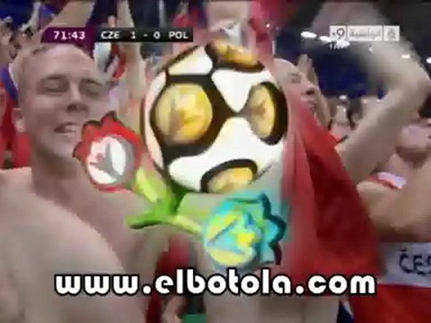 هدف التشيك الأول ضد بولندا