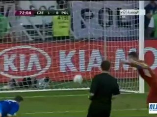 اهداف مباراة التشيك - بولندا