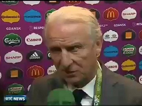 RTÉ News on Two Short - Stylish Spain end Irish hopes (14/6/12)