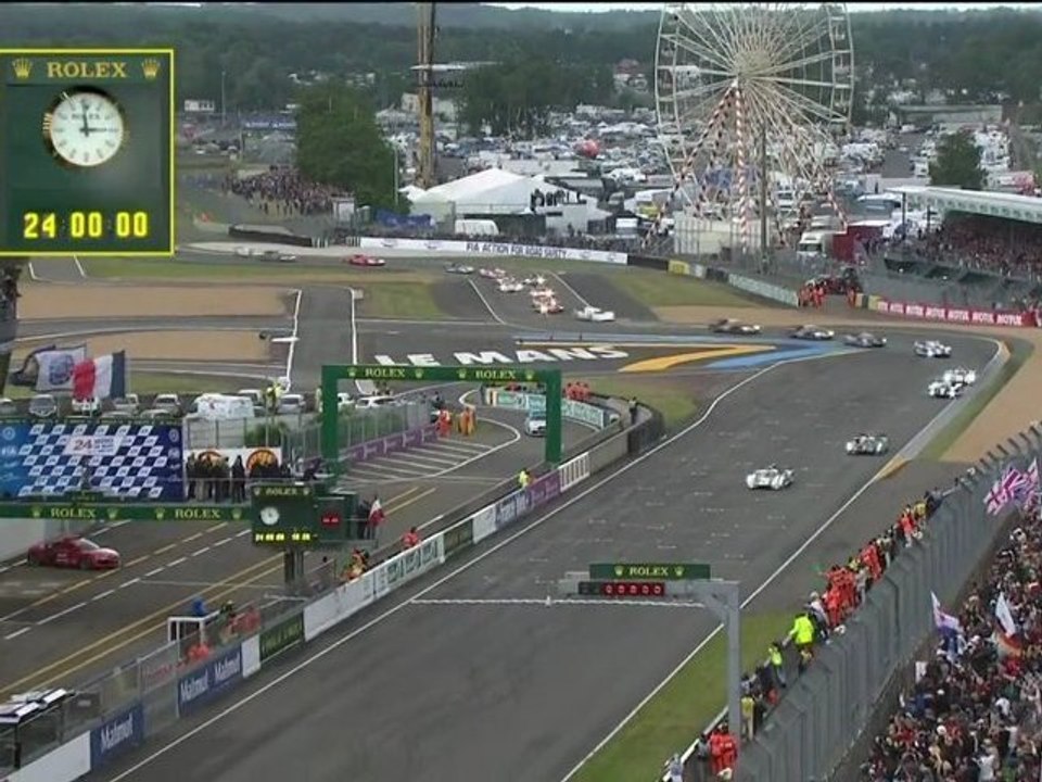 24 HEURES DU MANS AUTOMOBILE 2012 - Départ - 1er tour