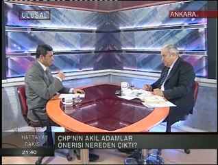 AV. Şahin Mengü CHP.NİN 'Akil Adamlar' söylemini değerlendiriyor.
