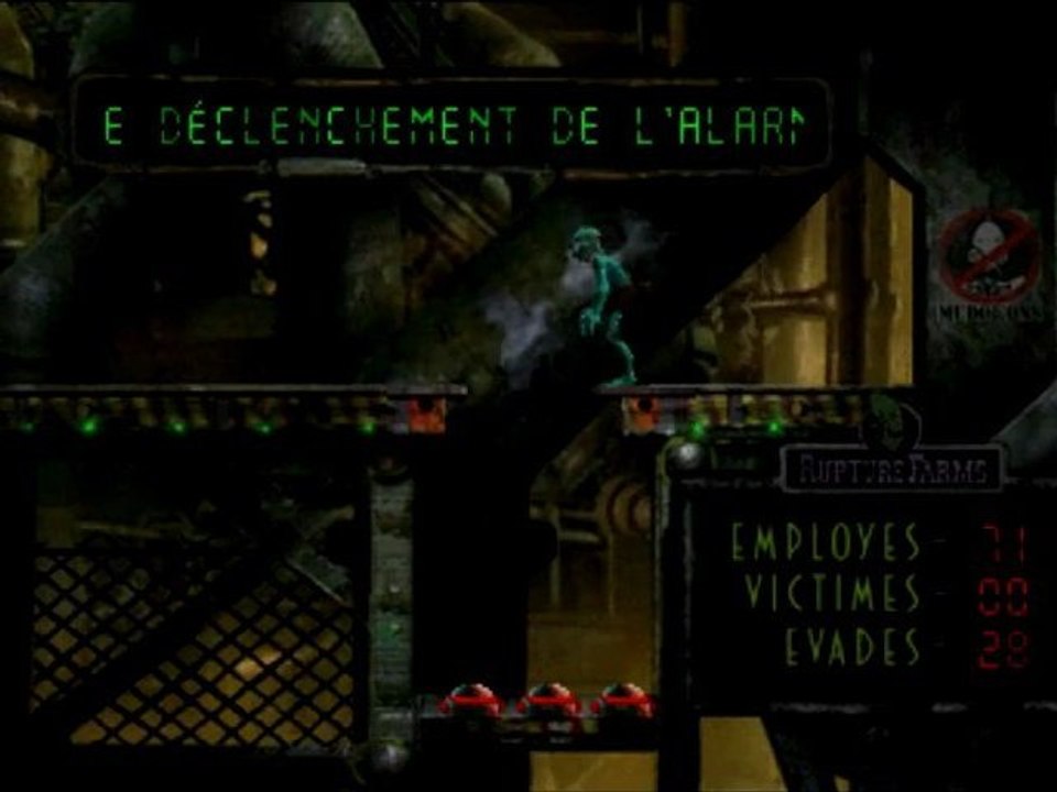 Oddworld l'odysée d'Abe 2 (Vers l'enclos à Bestiaux)