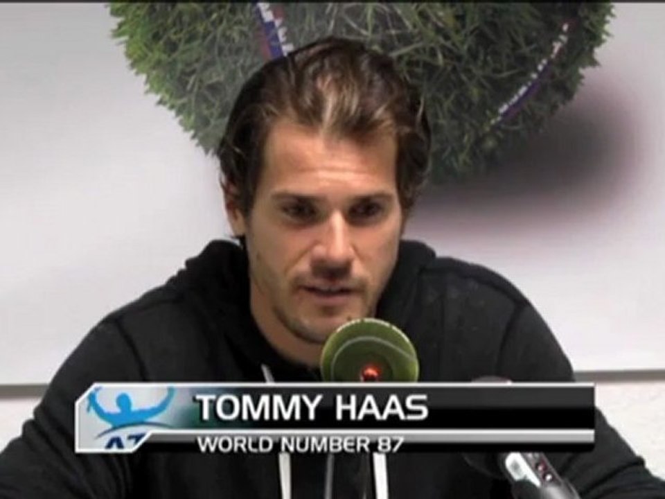 Halle: Haas: "Sieg gegen Roger 'ne Weile her"