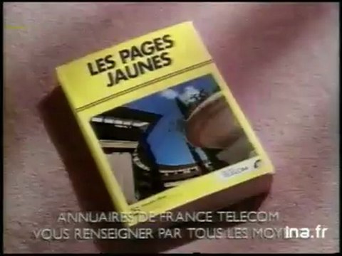 Publicité pages jaunes 1991