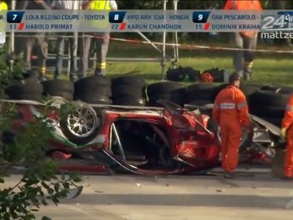 Accident de Anthony Davidson (Le Mans 24 Hours)