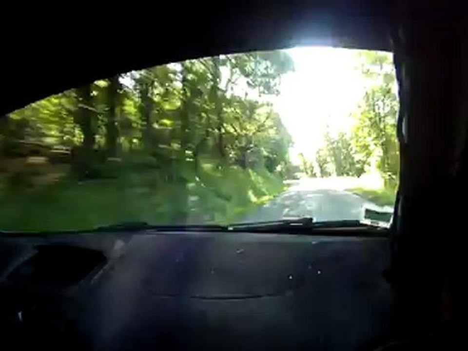 Rallye des vins de Mâcon 2012 es7, Olivier courtois et Kevin Bronner cam embarquée