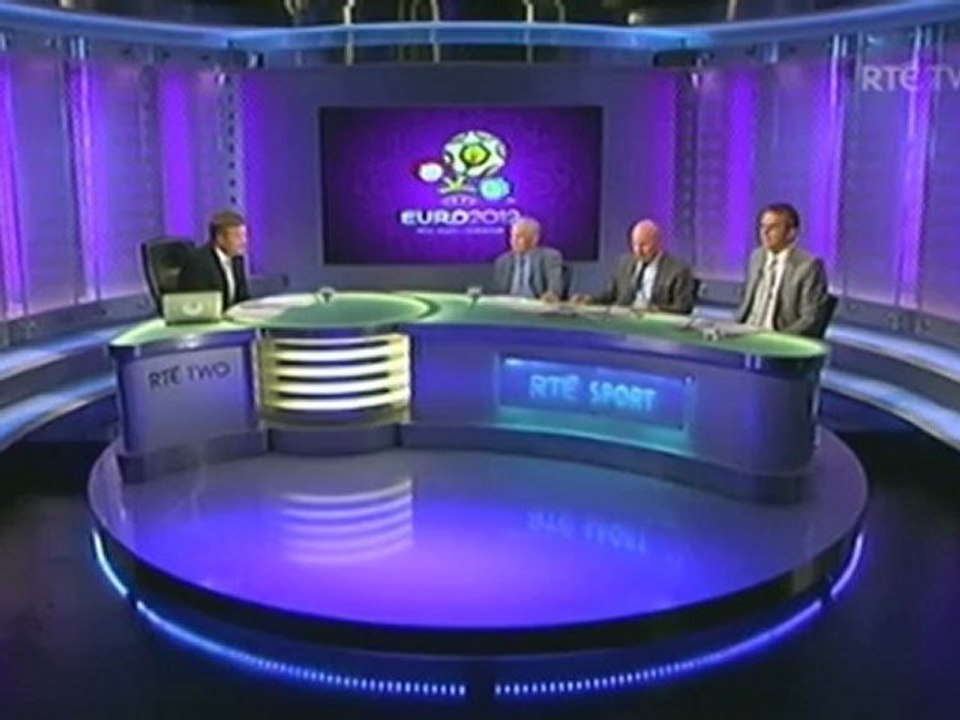 RTE Euro 2012 Panel Discuss Ireland - Day 4 - 11th June 2012