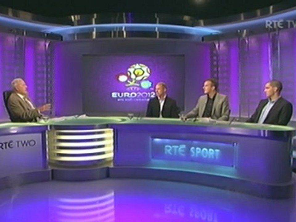 RTE Euro 2012 Panel Discuss Ireland - Day 9 - 16th June 2012
