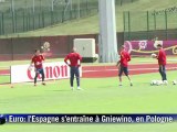 Euro: la Roja à l'entraînement à la veille d'Espagne-Croatie