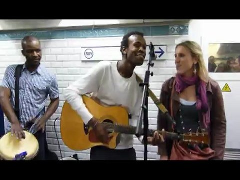 Nikerson et Christian mettent l'ambiance à Saint-Michel avant la Fête de la Musique