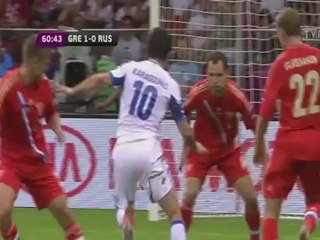 ملخص و هدف مبارة اليونان 1 - 0 روسيا يورو 2012 [HD]