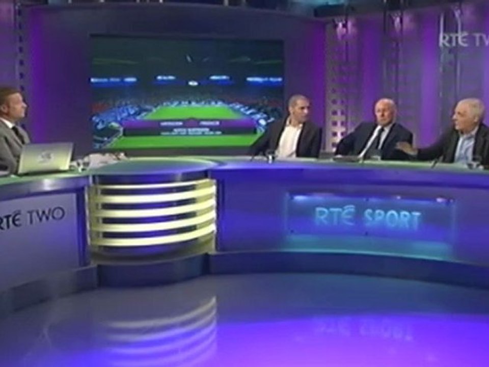 RTE Euro 2012 Panel Discuss Ireland - Day 8 - 15th June 2012