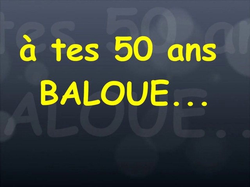 50 ans BALOUE