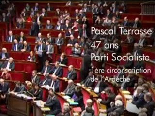 Bio de Pascal Terrasse - député PS- 1ère circo de l'Ardèche