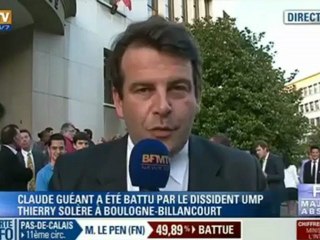 Réaction de Thierry Solère - Législatives 2012