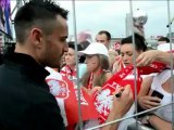 Euro: les Polonais remercient leurs fans enthousiastes