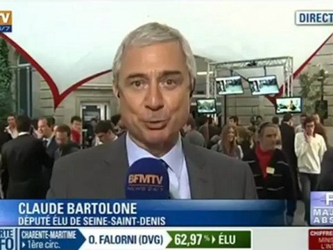 Réaction de Claude Bartolone - Législatives 2012
