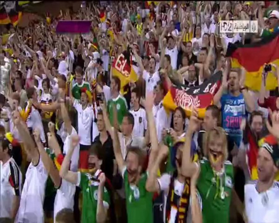 الهدف الاول لألمانيا أمام الدنمارك