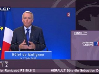 Jean-Marc Ayrault : "vous avez choisi la cohérence !"