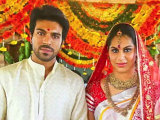 Ramcharan and Upasana Kamineni at Domakonda