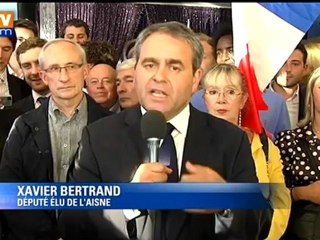 Xavier Bertrand réélu de justesse député de l’Aisne