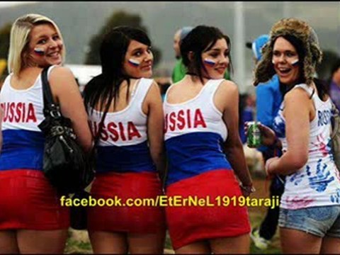 Beautiful Russian fans girls