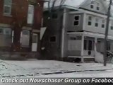 Dashcam Snow plow during Snow storm