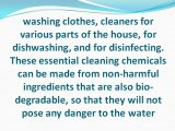 Using Environmentally Safe Chemical Cleaners