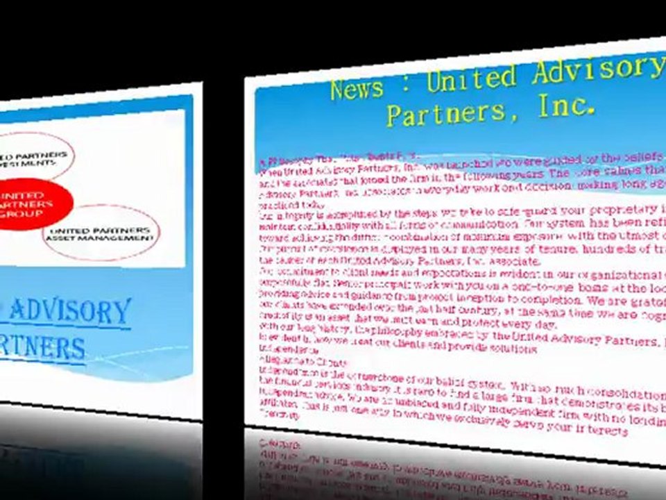 News  United Advisory Partners Inc.