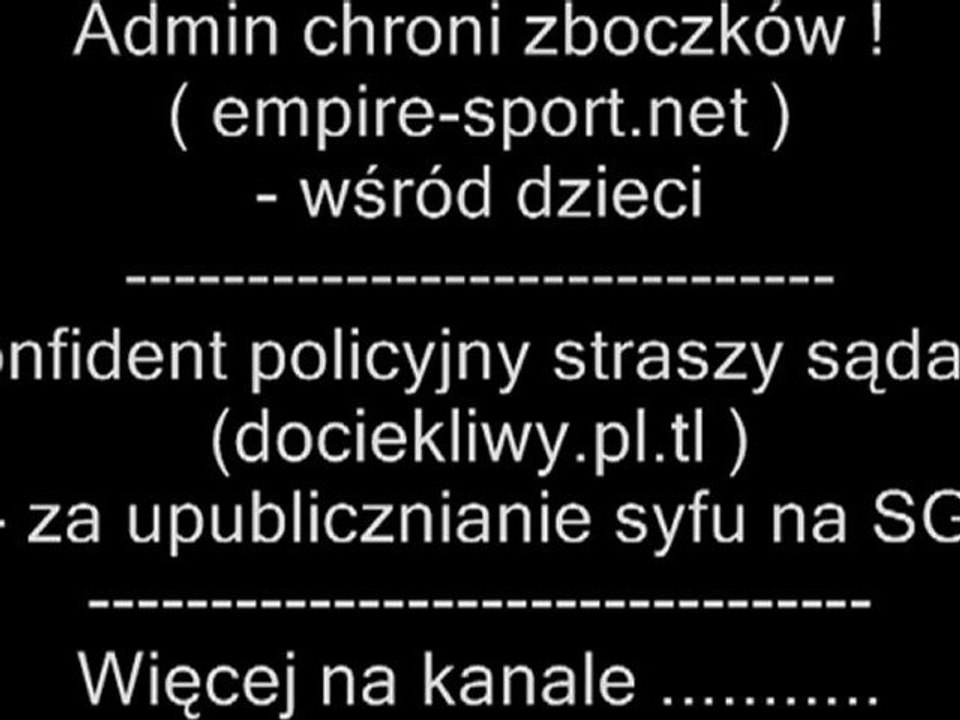 Stronygratis.pl - niebezpieczne dla Dzieci !