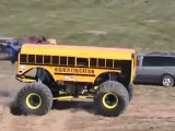 Higher Education COOL BUS Freestyle Monster Truck races