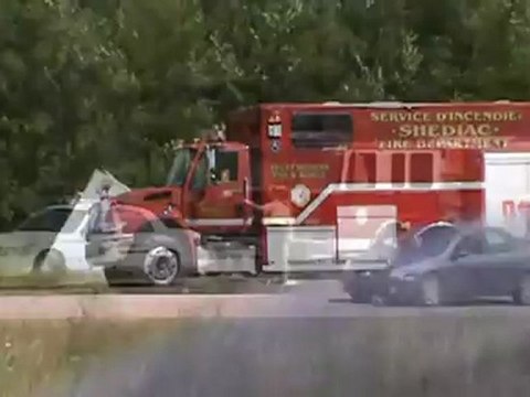 Travel Trailer Destroyed in Accident Trans Canada Highway near Moncton