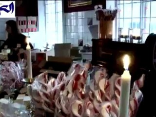 December and Christmas preparations in the streets of Gothenburg in Sweden