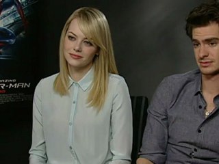 Andrew Garfield and Emma Stone squabble