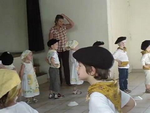 cette année , ce sera : pépé et mémé sur le banc du village se souviennent : leurs danses et leurs musiques (la danse qu'interprète Mélia et ses copains ; puis les enfants du village leur montrent les musiques plus récentes ....