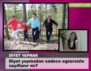 Diyet Yapmadan Sadece Egzersizle Zayıflanır mı?