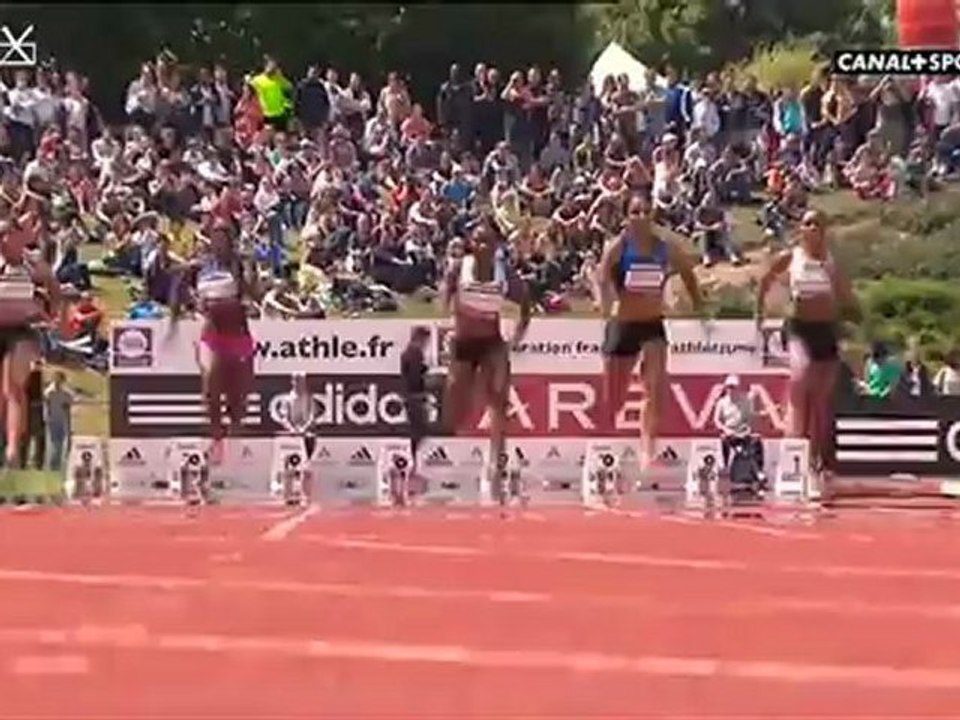 France Elite 2012, 100m femmes finale