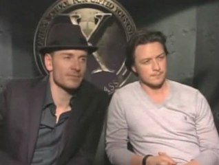 James McAvoy & Michael Fassbender Global TV Interview 2011