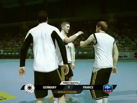 FIFA STREET Germany vs. France Futsal Gameplay Video