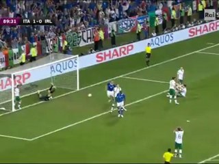 Italia - Irlanda 2 - 0 Balotelli 45°