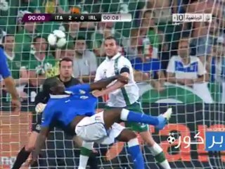 اهداف ايطاليا و ايرلندا 2-0 يورو 2012  سوبركورة