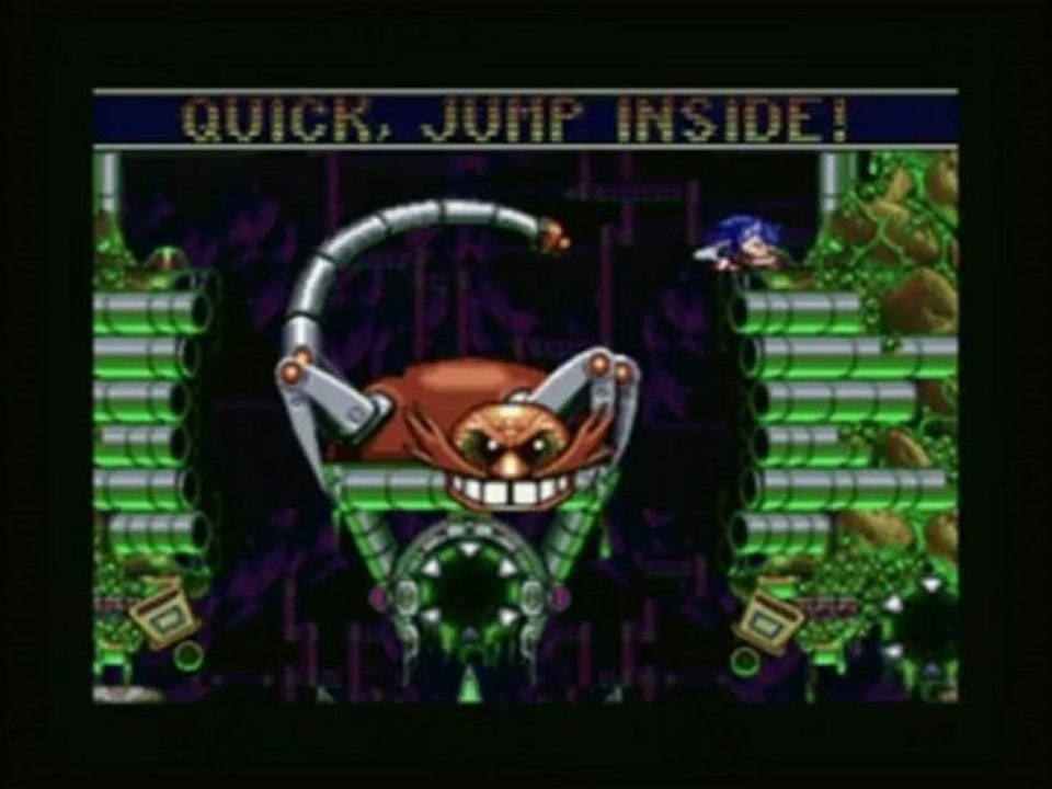 CGRundertow SONIC SPINBALL for Sega Genesis Video Game Review