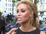 Lauren Pope reveals TOWIE gossip at Spider-Man premiere