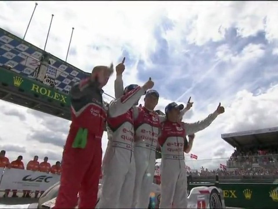 24 HEURES DU MANS AUTOMOBILE 2012 - Le podium - Dimanche 17 juin 2012