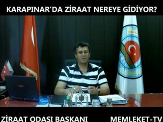 KARAPINAR'DA ZİRAAT NEREYE GİDİYOR?