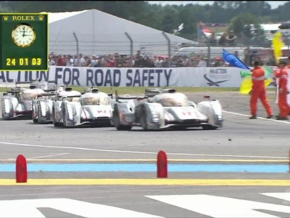 24 HEURES DU MANS AUTOMOBILE 2012 - Arrivée - Dimanche 17 juin 2012